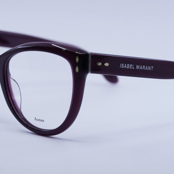🕶️ New Isabel Marant IM 0089/G 0T7 Eyeglasses - Plum Frame 53mm - Picture 5 of 10